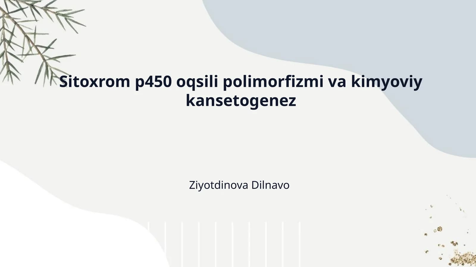 Sitoxrom p450 oqsili polimorfizmi va Kimyoviy kanserogenez