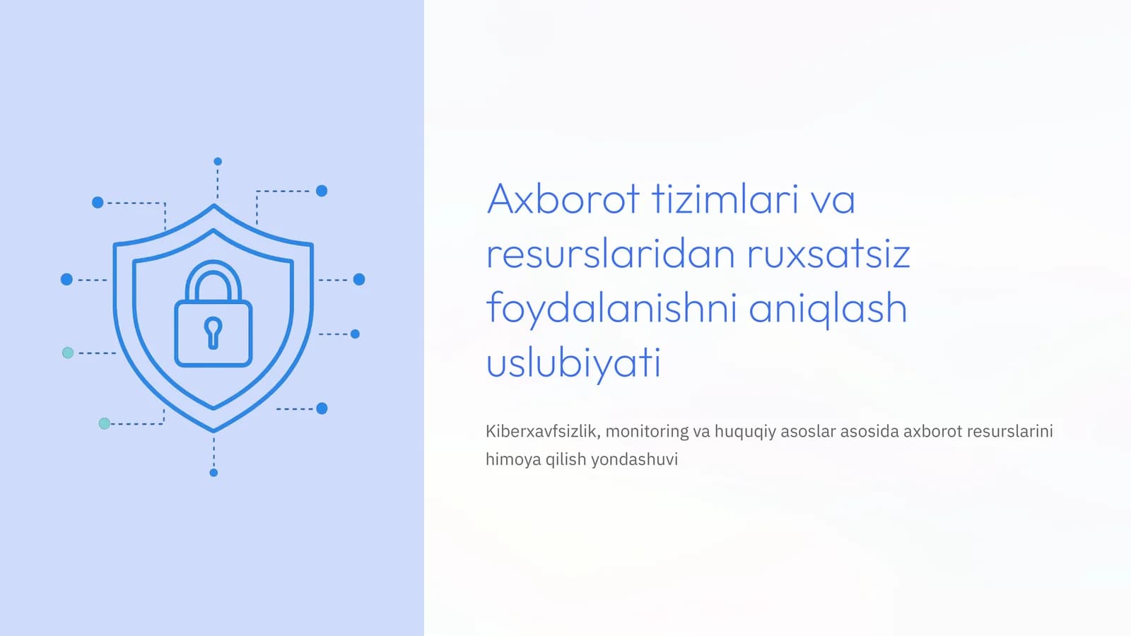 Axborot xavfsizligi: Global muammo