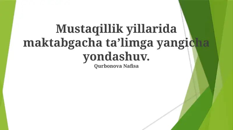 Zamonaviy Pedagogik Texnologiyalar va Innovatsiyalar