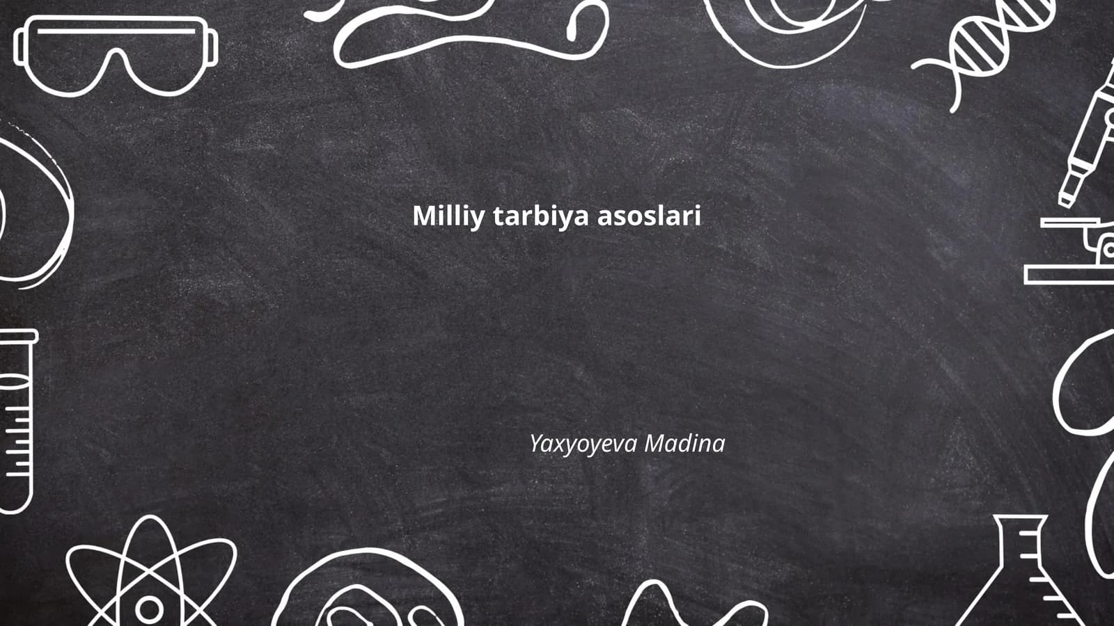 Milliy tarbiyaning ma'naviy asoslari