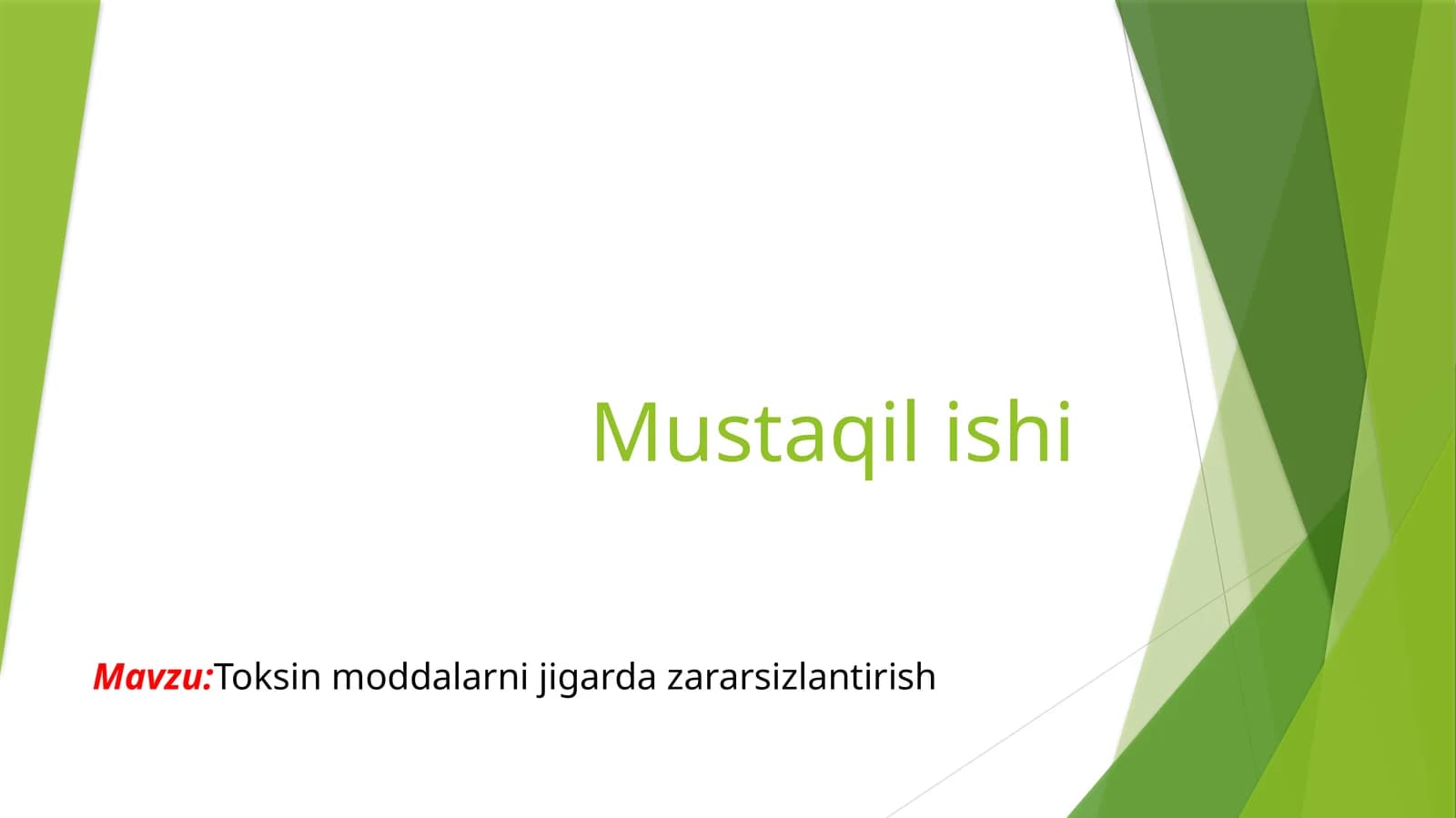 Toksin moddalarni jigarda zararsizlantirish