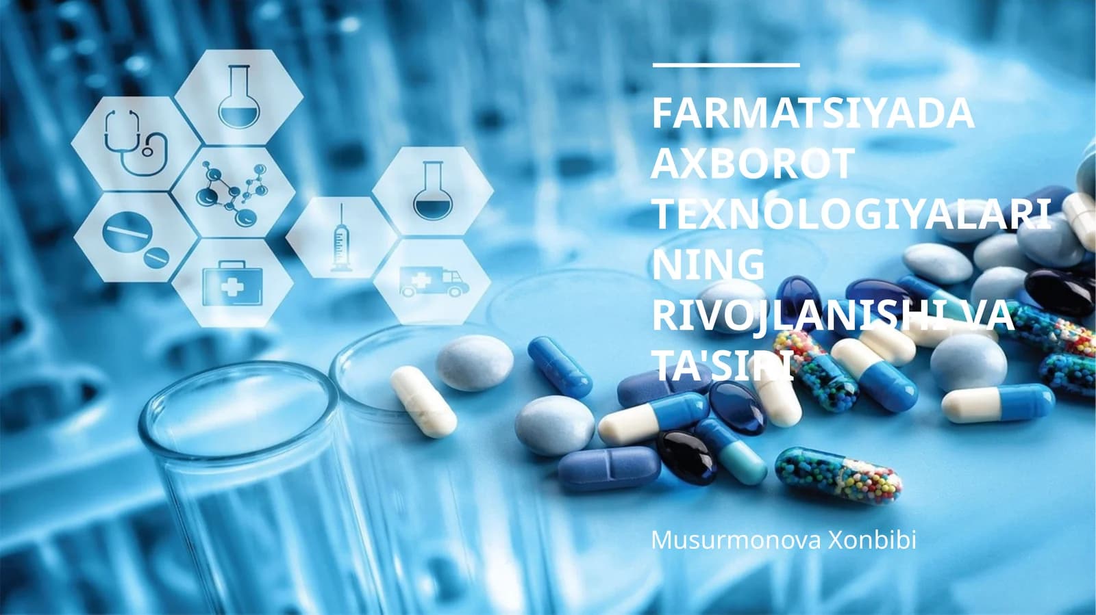Farmatsiyada axborot texnologiyalarining rivojlanishi va ta'siri