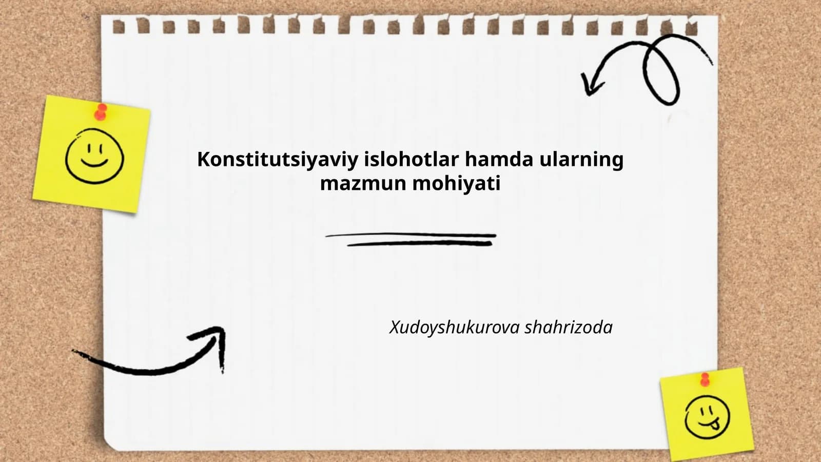 Konstitutsiyaviy islohotlar hamda ularning mazmun mohiyati