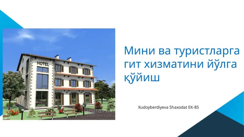 XudoyberdiyevaShaxodatEK-85