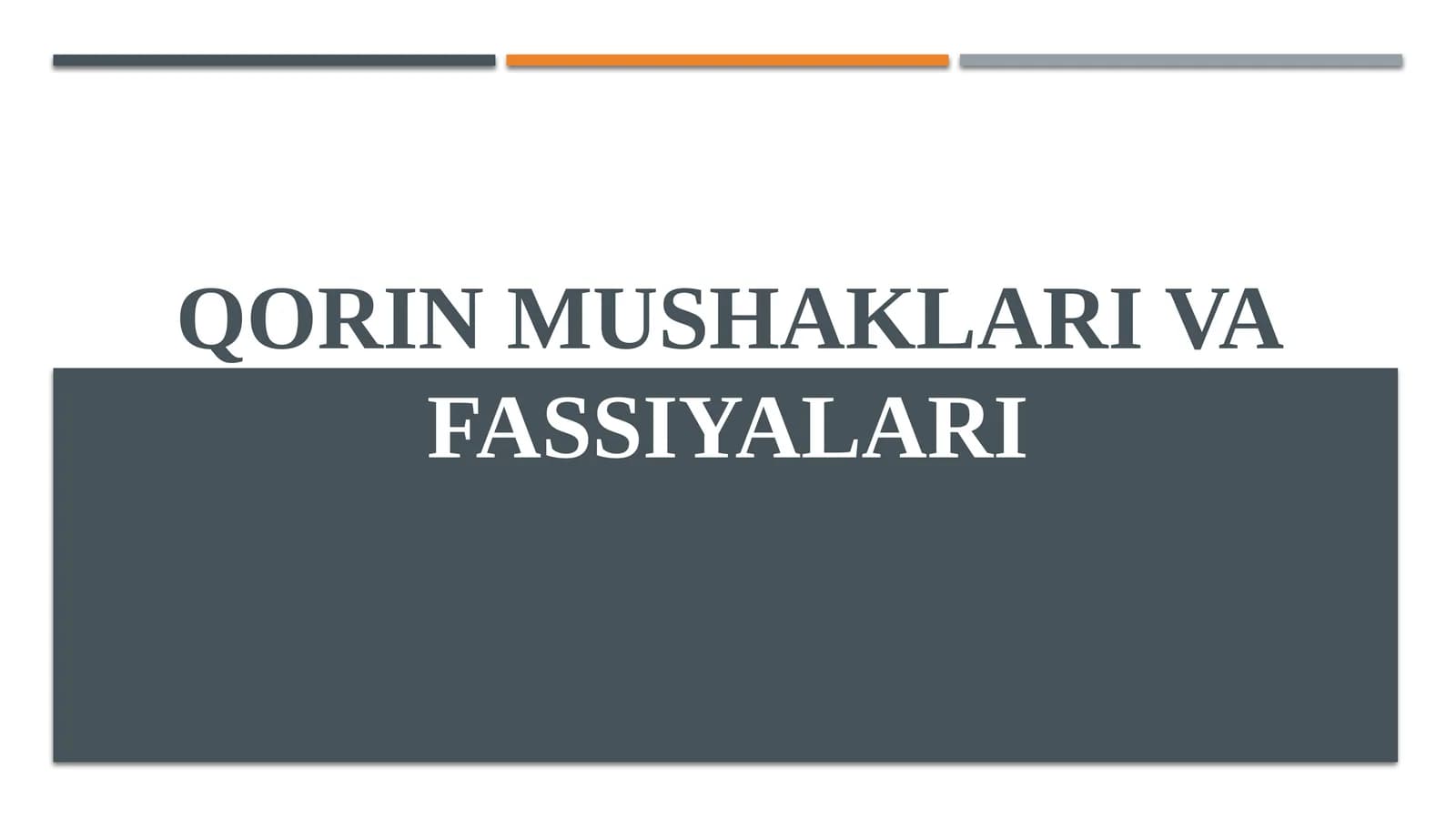 Qorin mushaklari vafassiyalari