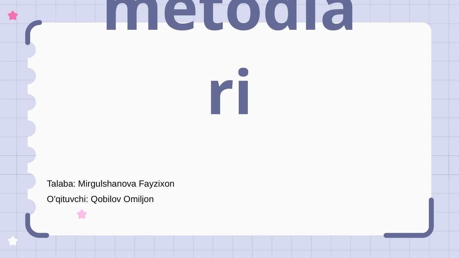 Ijtimoiy psixologiyaning metodlari