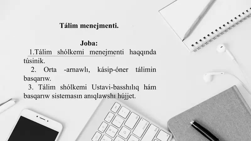 Talim menejementi