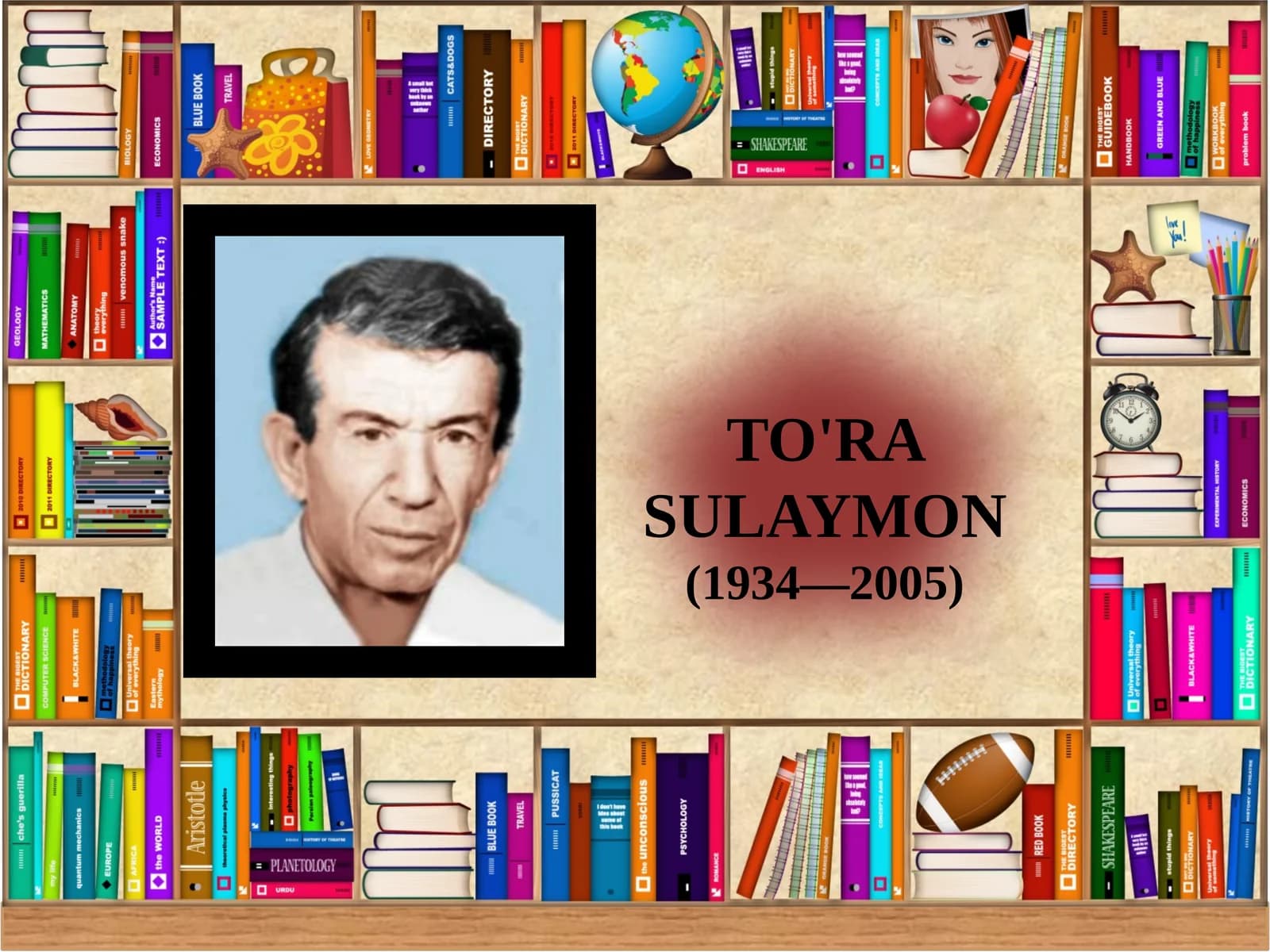 TO'RA SULAYMON (1934—2005)