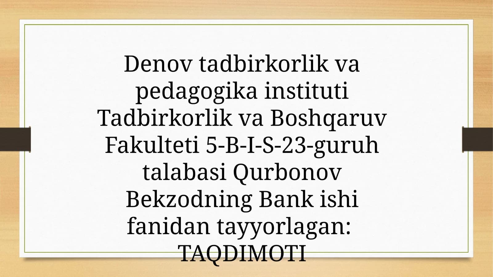 Basel kelishuvi va uning o'zbekistonda qo'llanishi