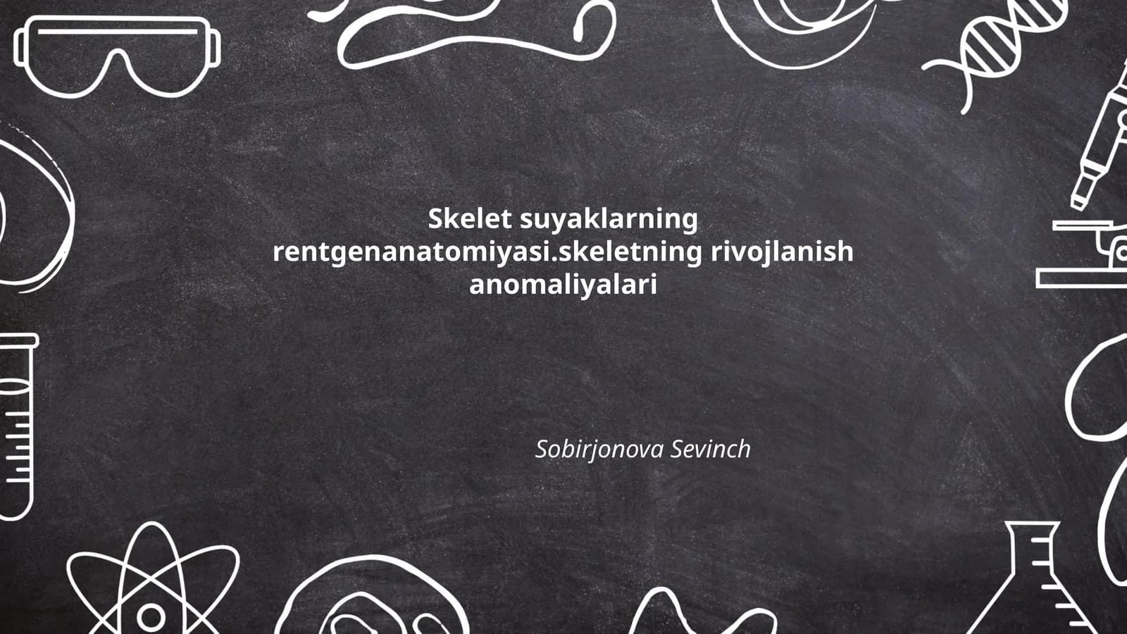 Skelet suyaklarning rentgenanatomiyasi