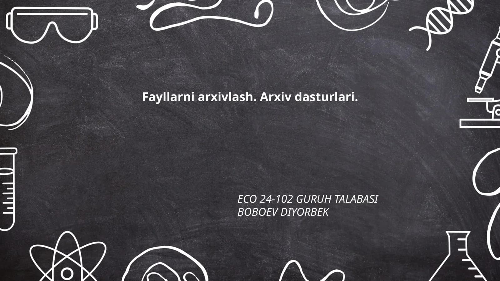 Fayllarni siqish usullari