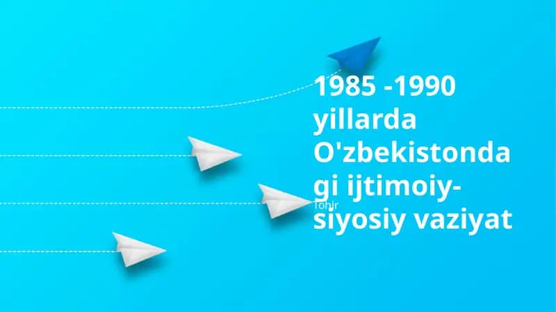 O'zbekistondagi Ijtimoiy-Siyosiy Vaziyat