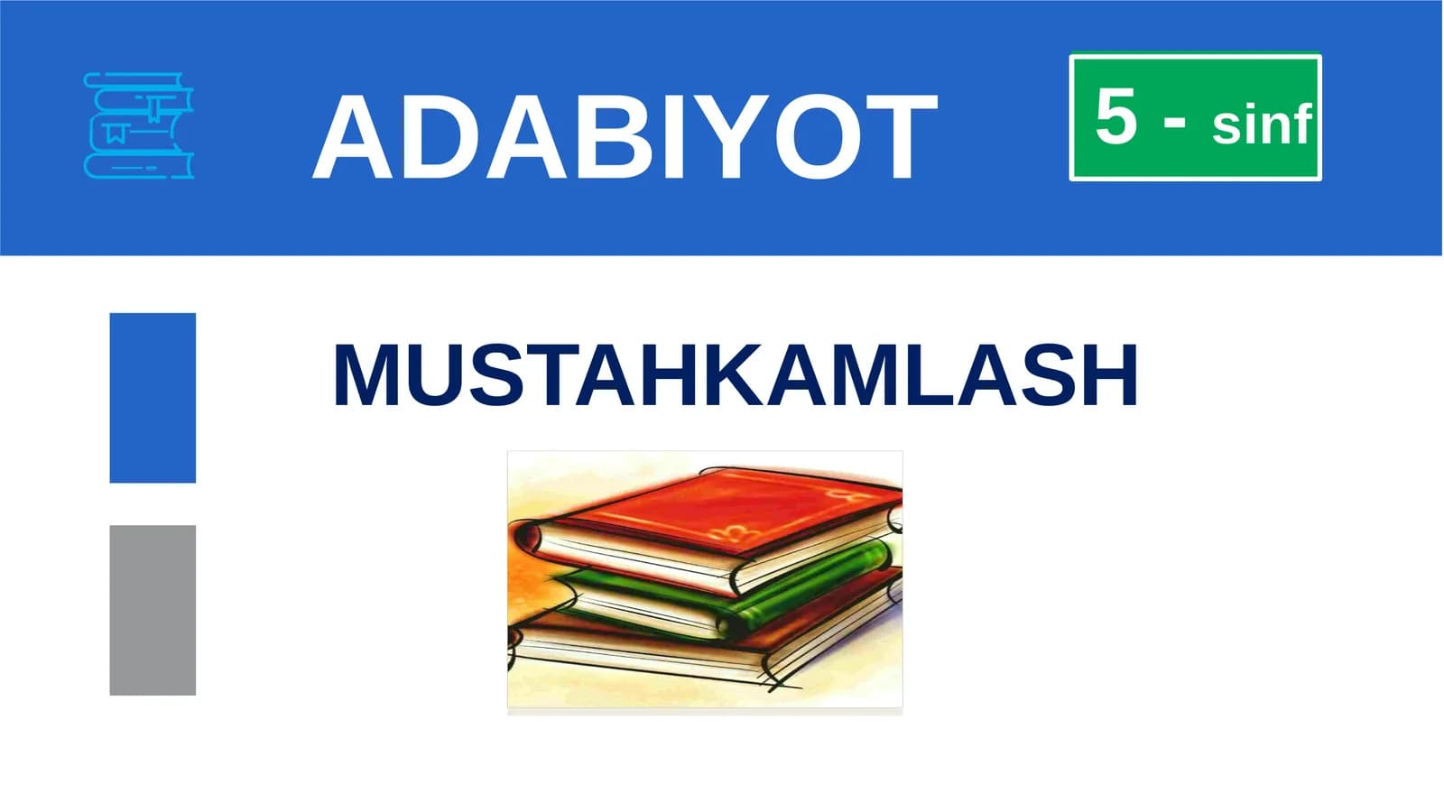 5-sinf Adabiyot fanidan Zulmat ichra nur mavzusini mustahkamlash taqdimot