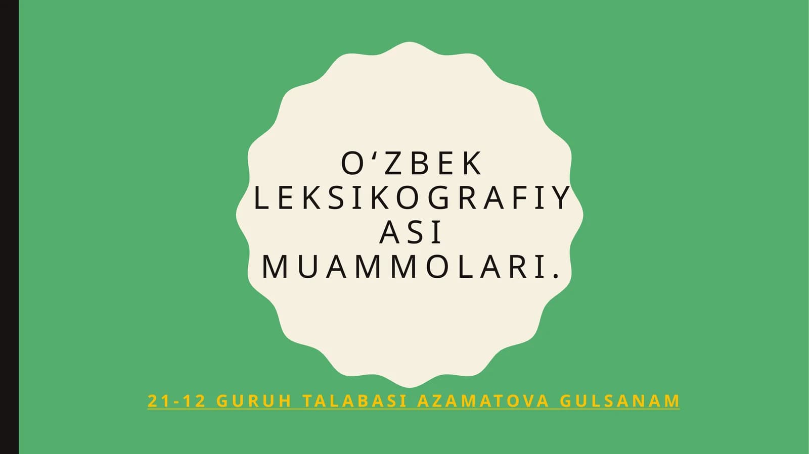 O‘zbekleksikografiyasimuammolari