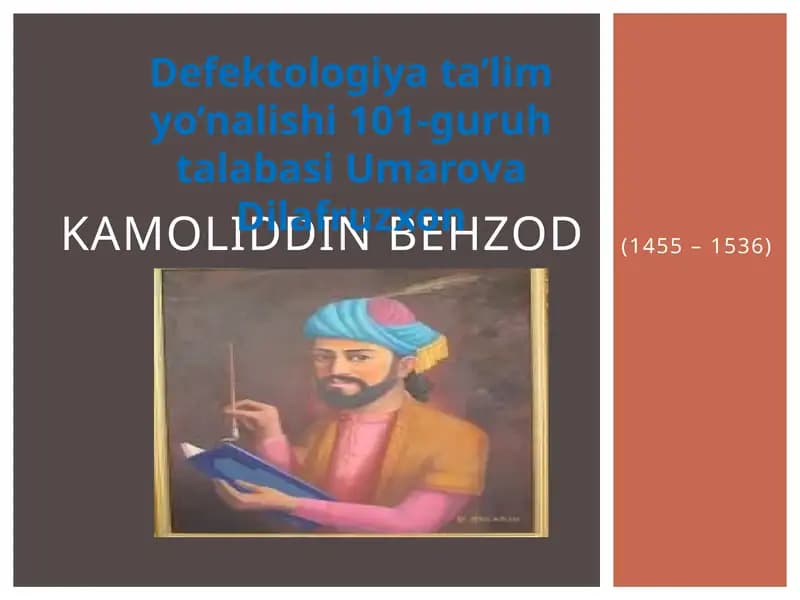 Kamoliddin Behzod