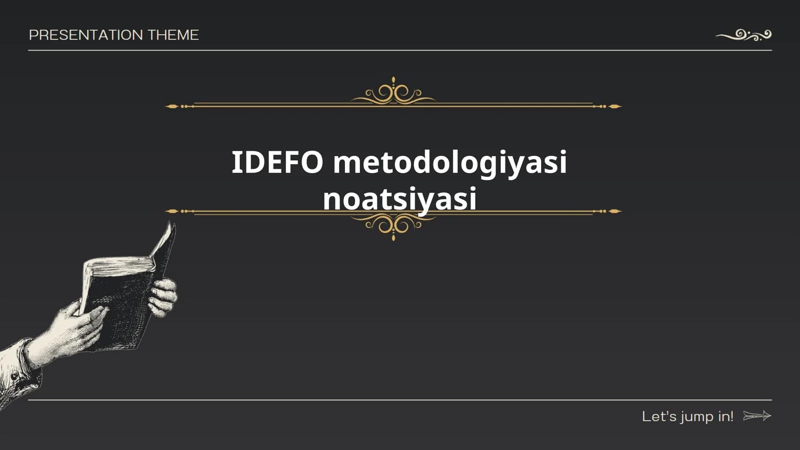 IDEFO metodologiyasi noatsiyasi