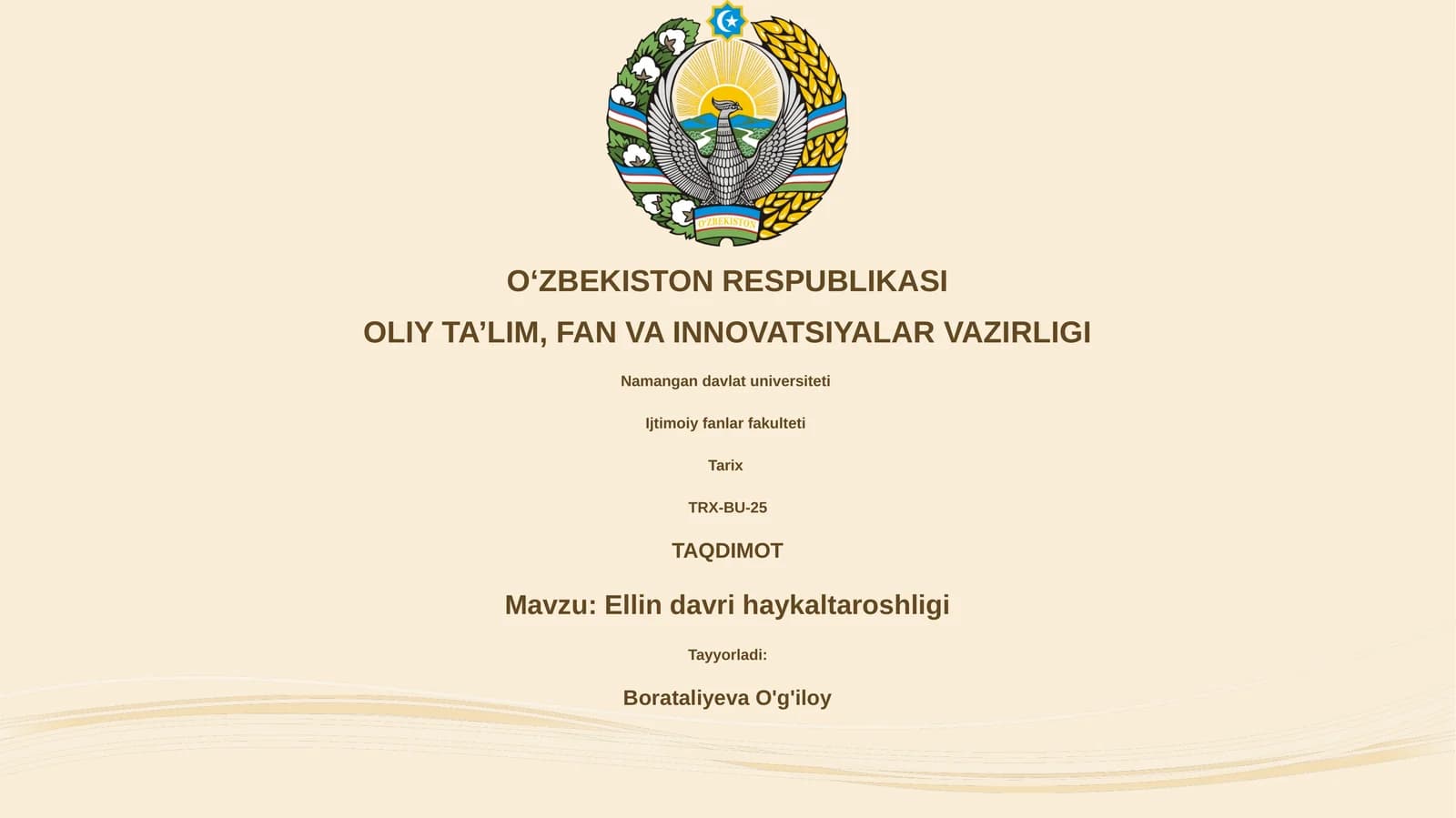 Ellin davri haykaltaroshligi