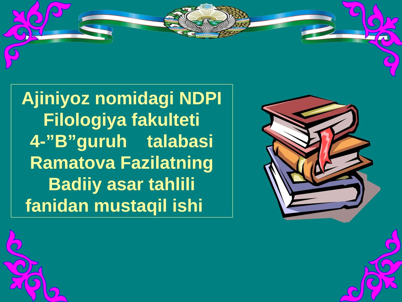 NDPI filologiya fakulteti