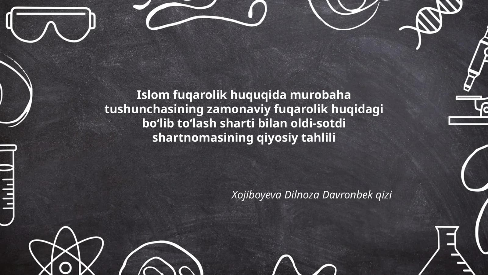 Islom fuqarolik huquqida murobaha tushunchasining zamonaviy fuqarolik huqidagi bo‘lib to‘lash sharti bilan oldi-sotdi shartnomasining qiyosiy tahlili