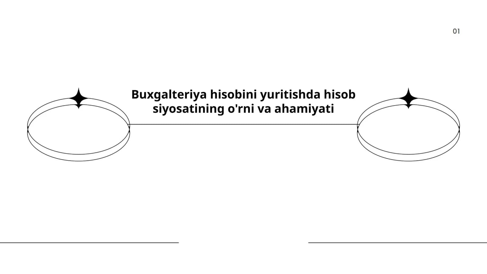 Buxgalteriya hisobini yuritishda hisob siyosatining o'rni va ahamiyati