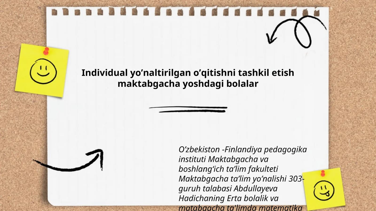 Abdullayeva Hadichaning Erta bolalik va matabgacha ta'limda matematika fanidan tayyorlagan taqdimoti