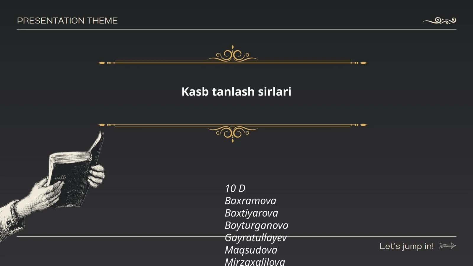 Kasb tanlash sirlari