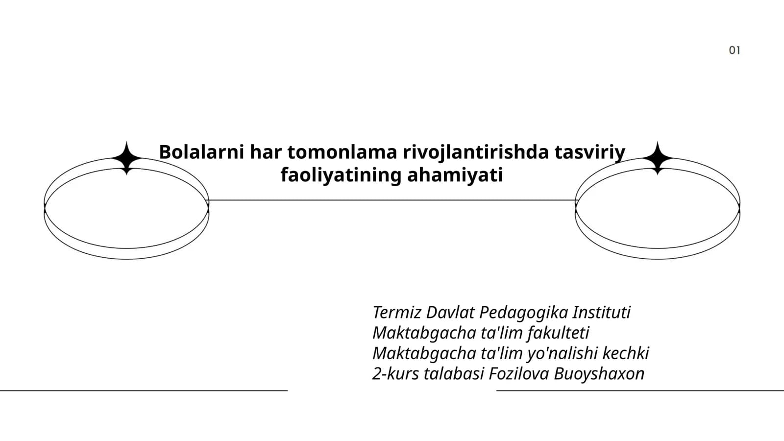 Tasviriy faoliyatning ahamiyati