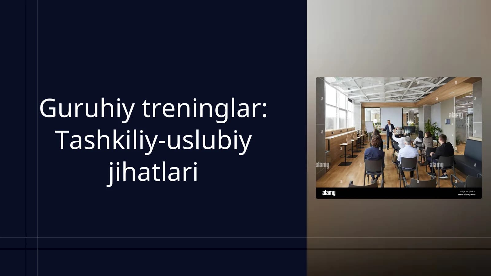 Guruhiy treninglar: Tashkiliy-uslubiy jihatlari