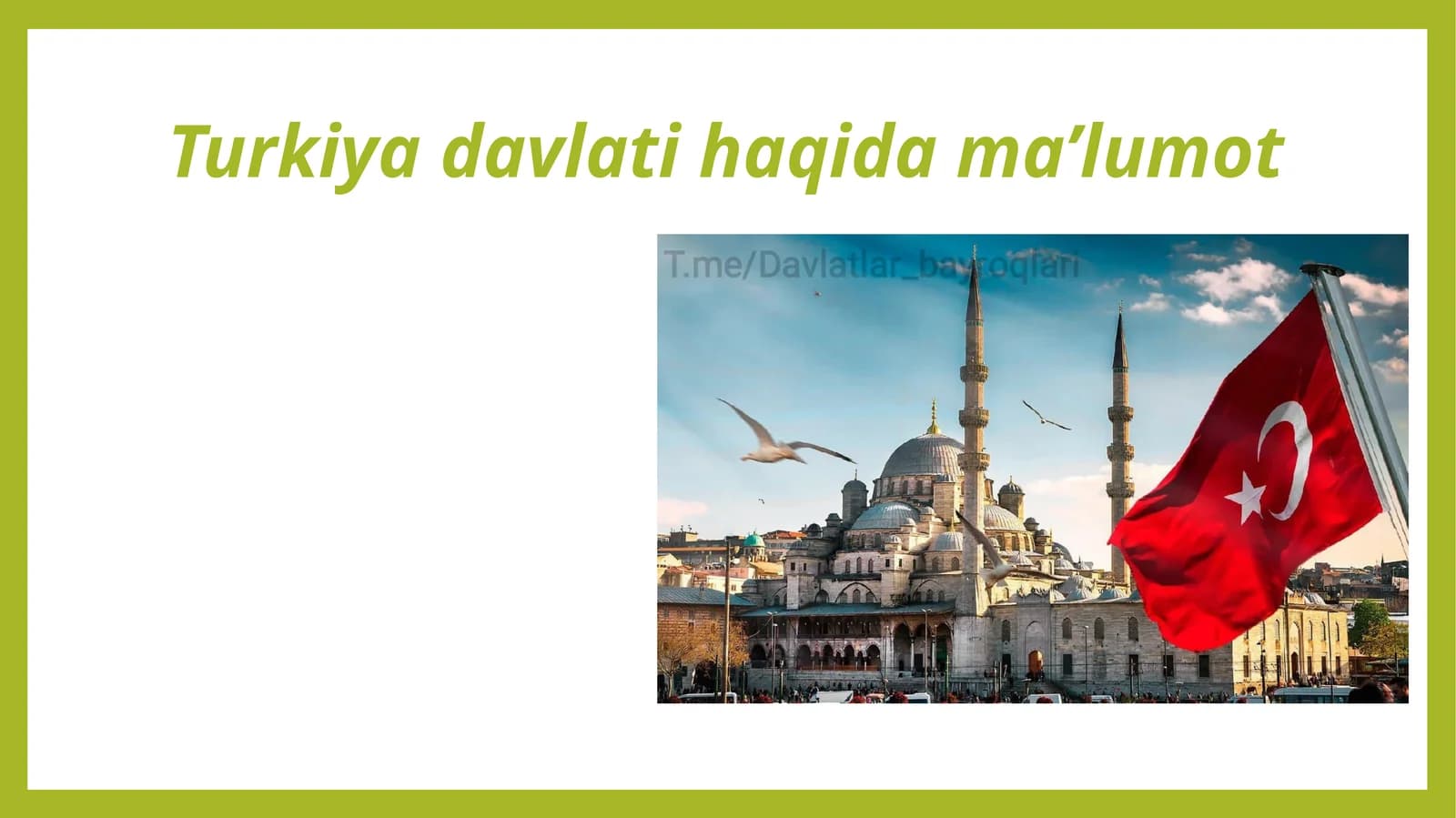 Turkiyadavlatihaqidama’lumot