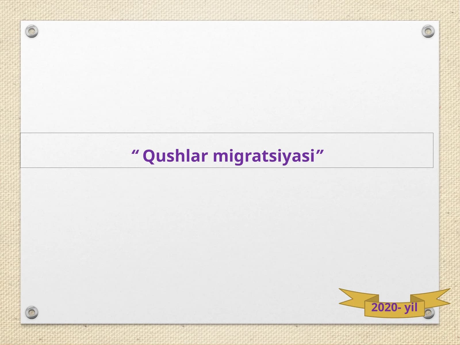 Qushlarmigratsiyasi
