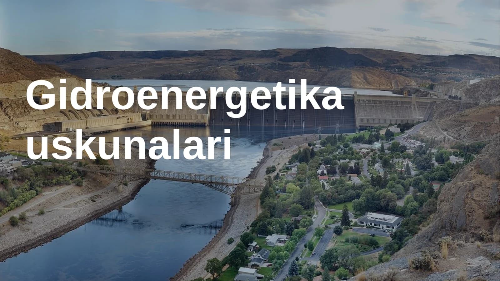 Gidroenergetika uskunalari