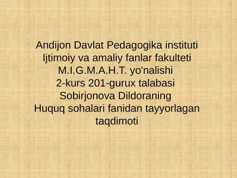 Xususiy mulk