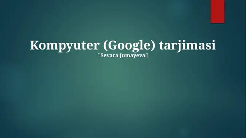 Google Translate