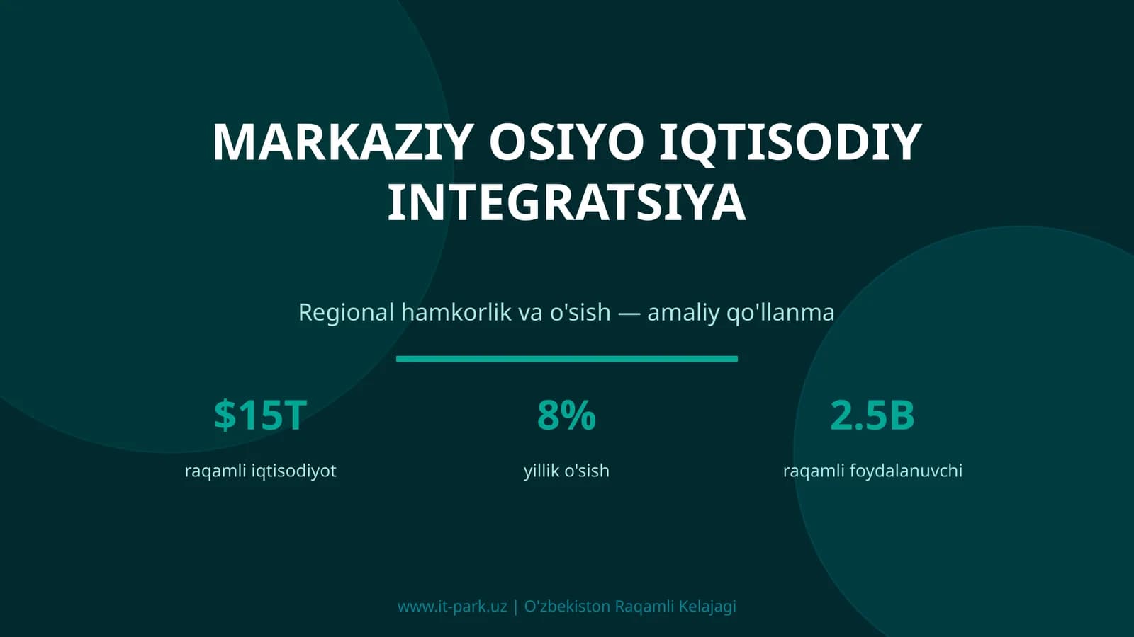 Regional hamkorlik va o'sish — amaliy qo'llanma