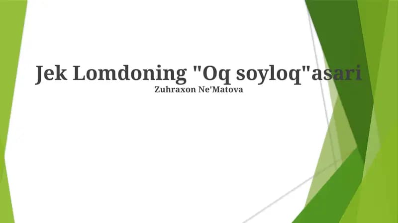 Oq soyloq