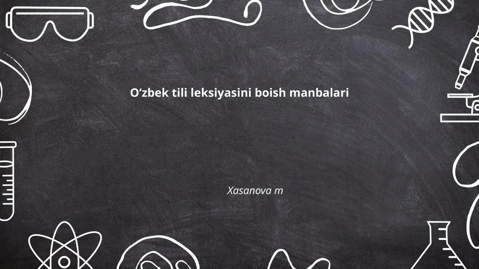 Oʻzbek tili leksiyasini boish manbalari