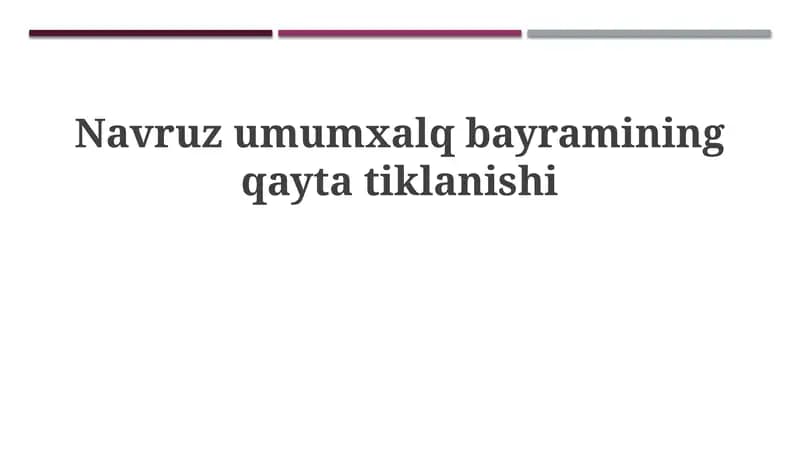 Navruzumumxalqbayraminingqaytatiklanishi