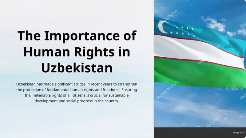 The Importance of Human Rights in Uzbekistan