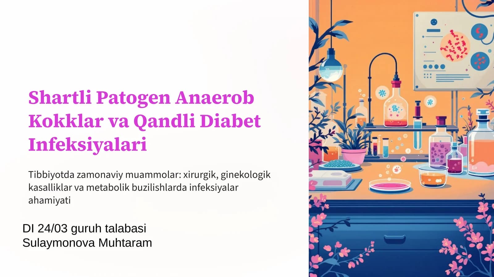 Shartli Patogen Anaerob Kokklar va Qandli Diabet Infeksiyalari