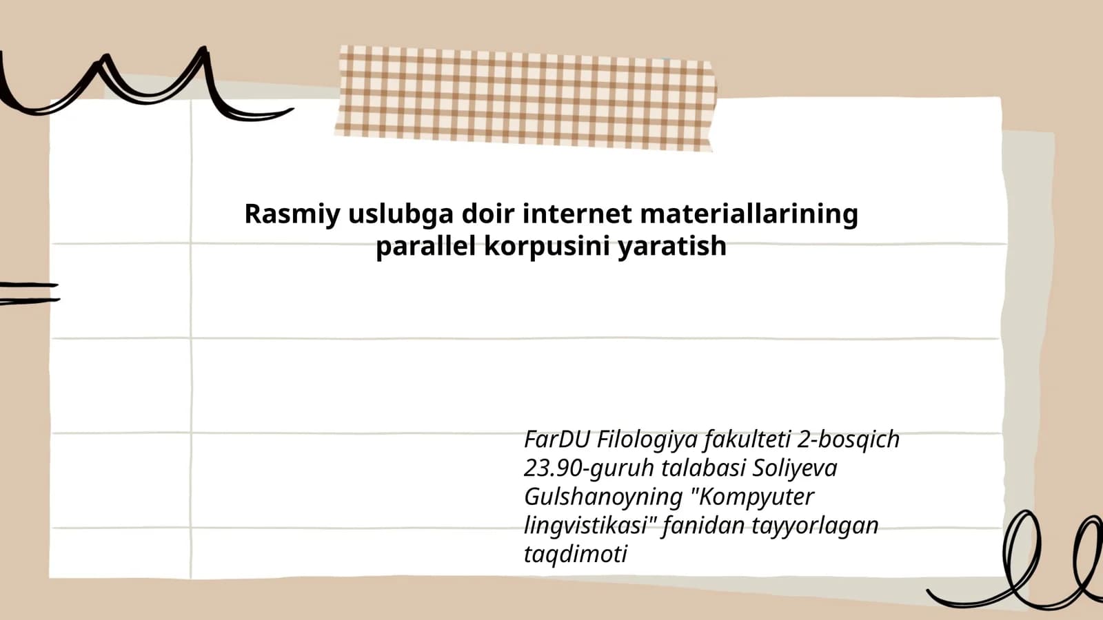 Kompyuter lingvistikasi