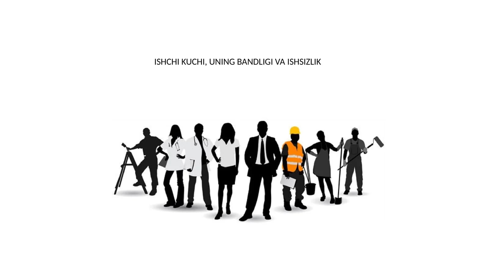 ISHCHI KUCHI, UNING BANDLIGI VA ISHSIZLIK