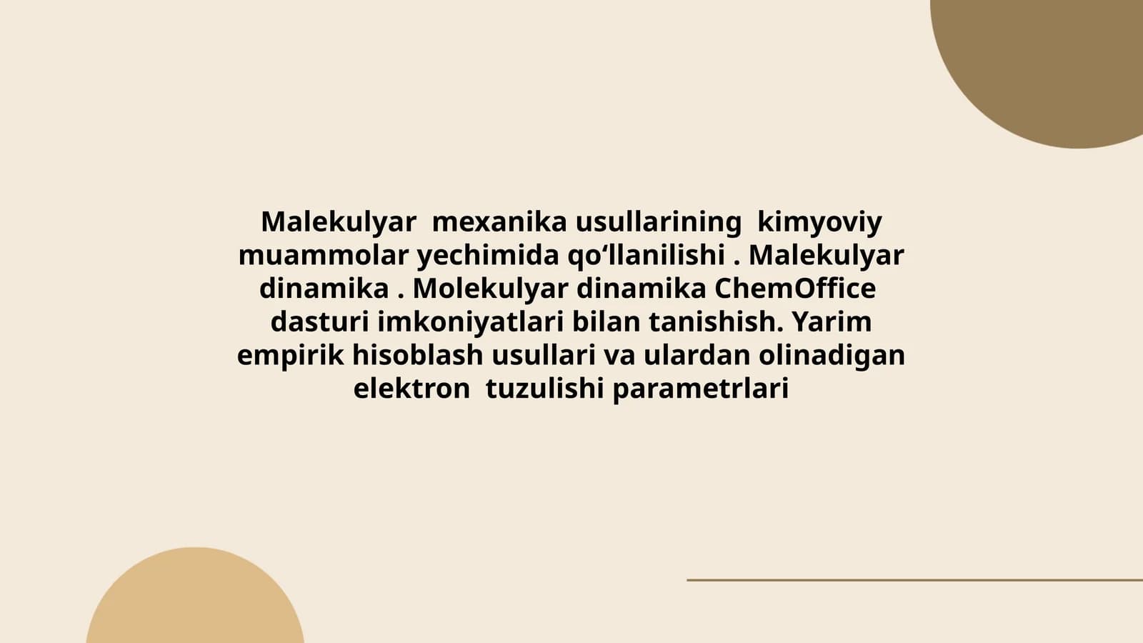 Malekulyar mexanika usullari