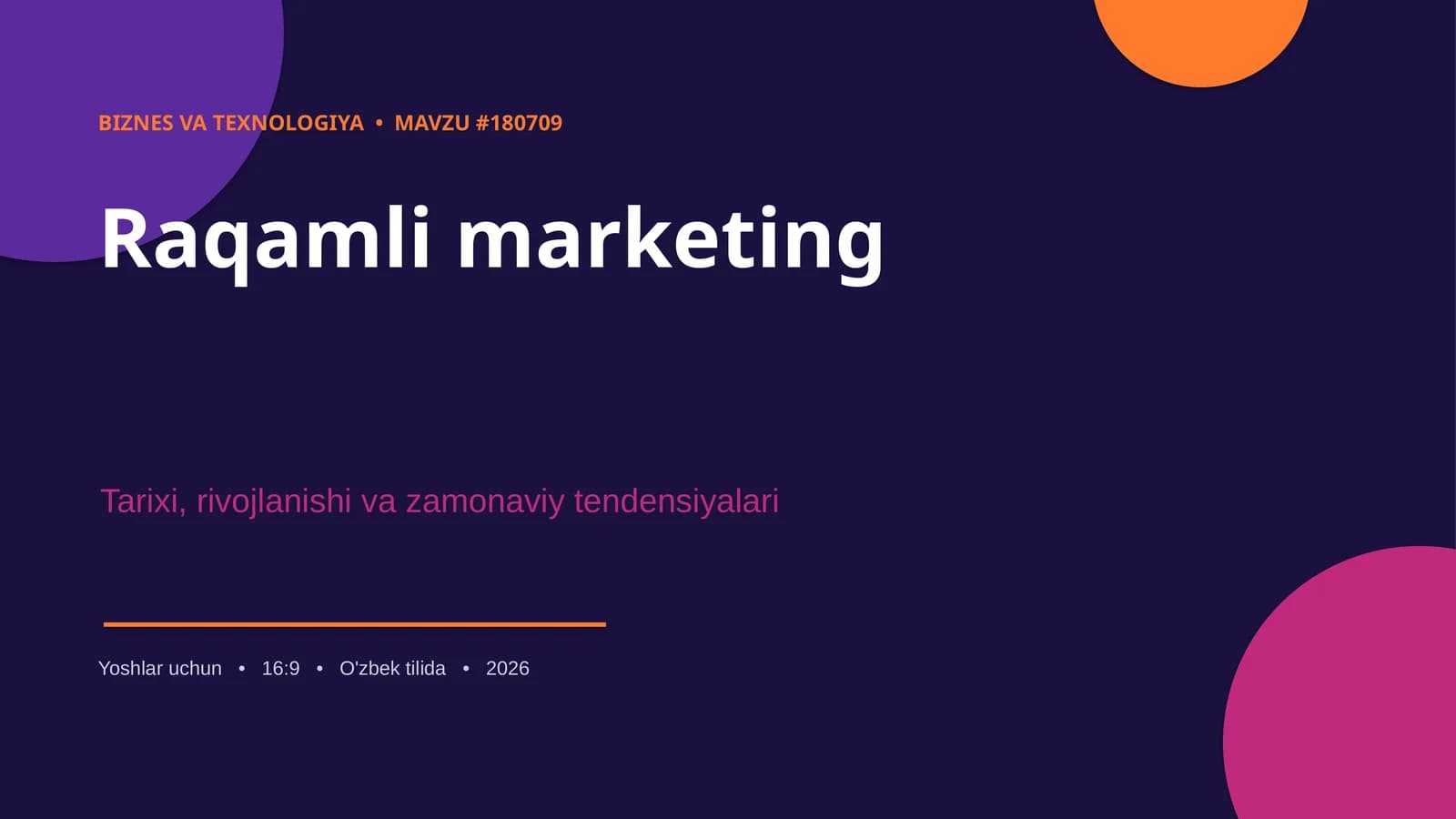 Raqamli marketing