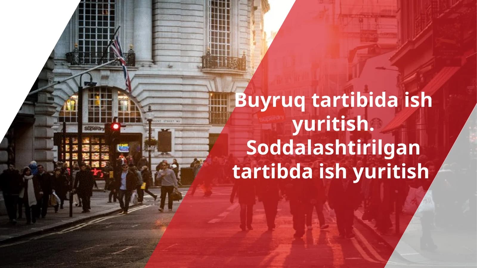 Sud buyrug‘i – kreditorning pul summasini undirish yoki undiruvni qarzdorning mol-mulkiga qaratish haqidagi yoxud qarzdordan nizosiz talablar bo‘yicha mol-mulkni talab qilib olish to‘g‘risidagi arizasi bo‘yicha sudya chiqargan hujjat