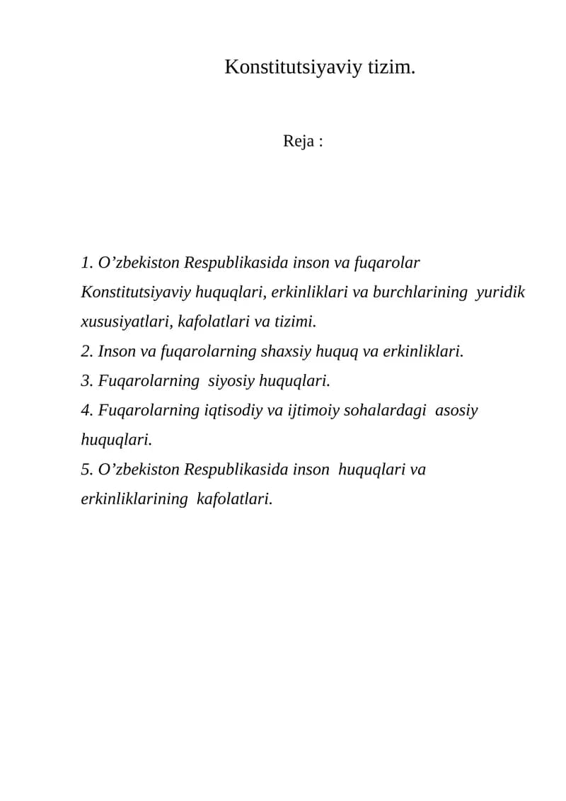 Konstitutsiyaviy tizim