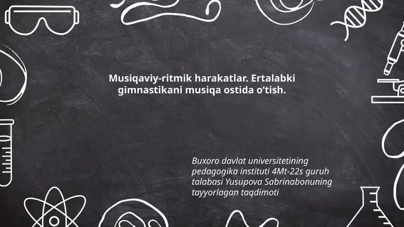 Musiqaviy-ritmik harakatlar