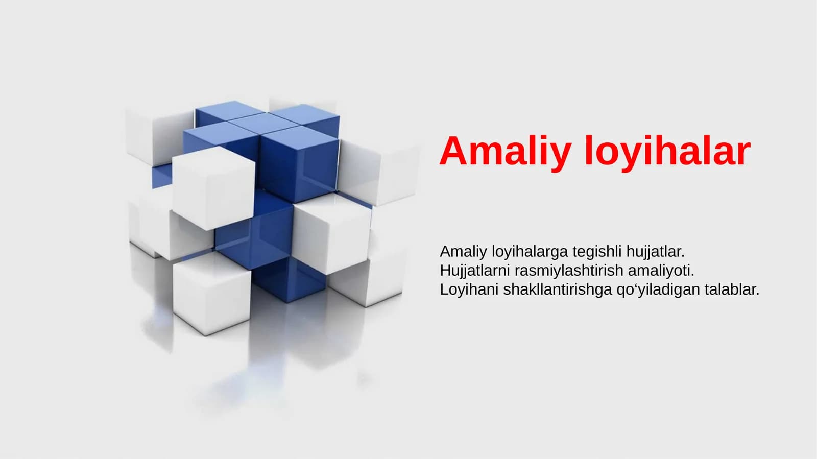 Amaliy loyihalar