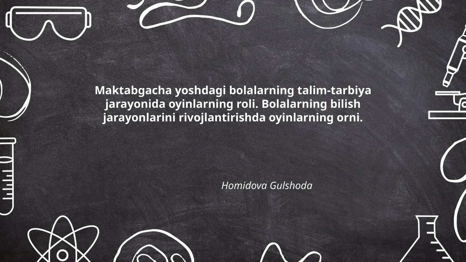 O'yinlarning Roli Talim-Tarbiyada