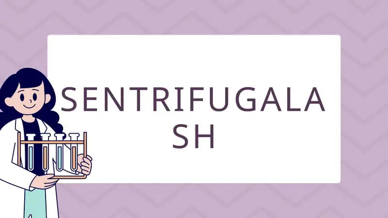 Sentrifugalash