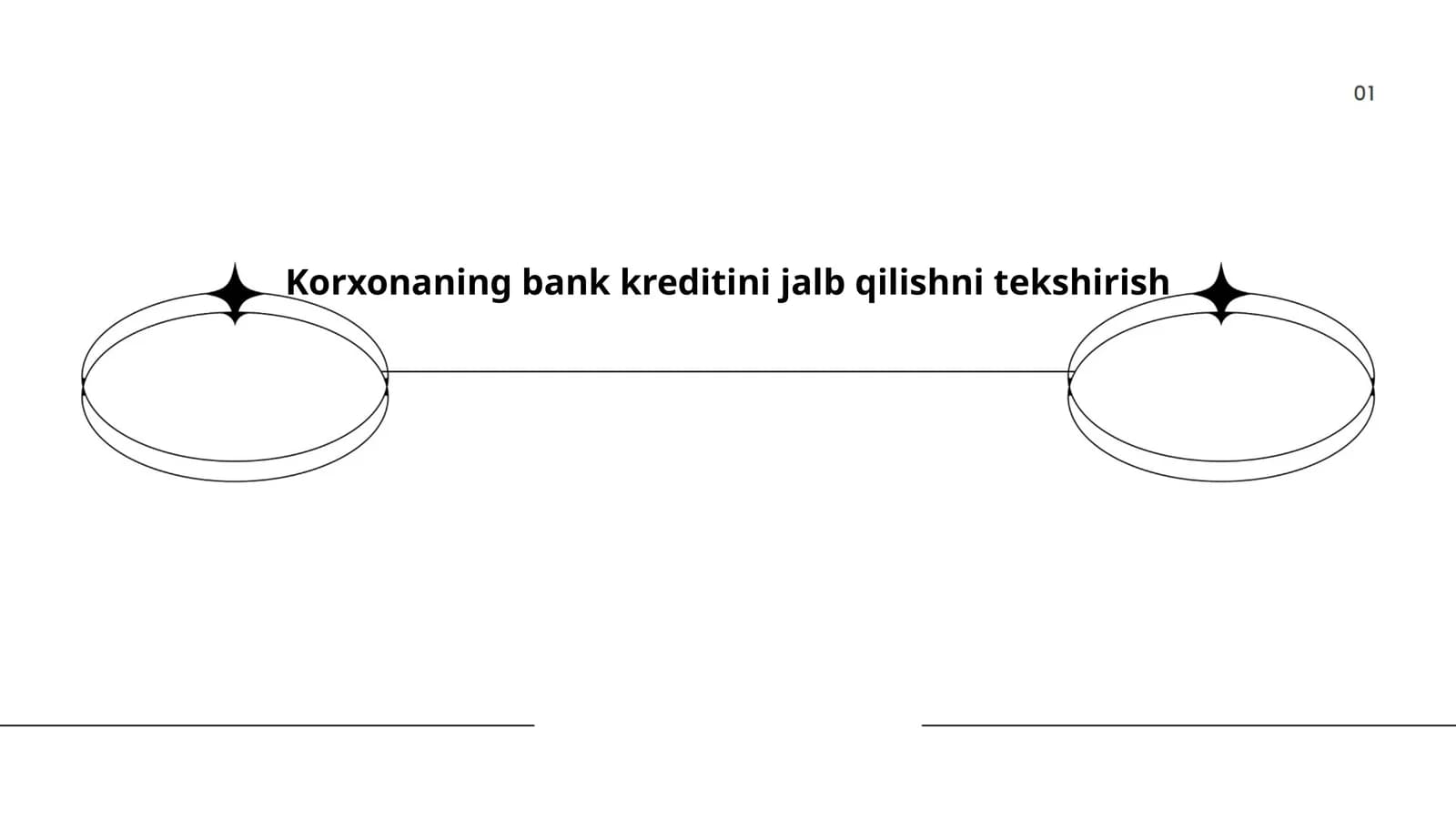 Korxonaning bank kreditini jalb qilishni tekshirish